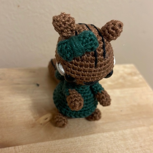 Handcrafted Chipmunk Decor Amigurui Crochet Figure - Picture 4 of 10